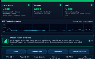 Local status is now included in all ISP Tracker agents